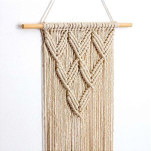 Painel de macramê boho decoração