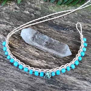 Pulseira tornozeleira luau