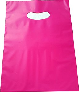 Sacolas Plásticas Boca de Palhaço 20x30 - Pink
