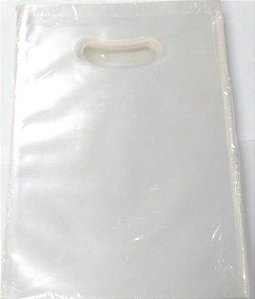 Sacolas Plásticas Boca de Palhaço 20x30 - Transparente