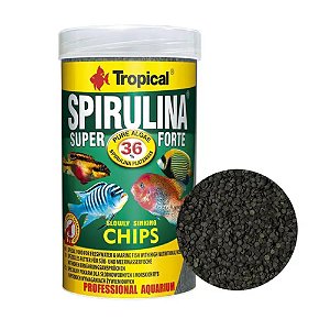 RAÇÃO TROPICAL SPIRULINA SUPER FORTE CHIPS 52G