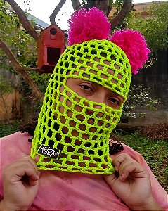 Balaclava fluopink