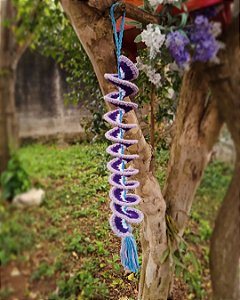 Pêndulo vassourinha lilás