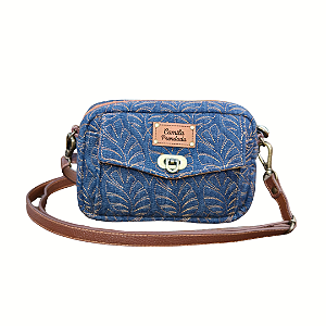 Bolsa Jeans Pequena – com alça tiracolo removível