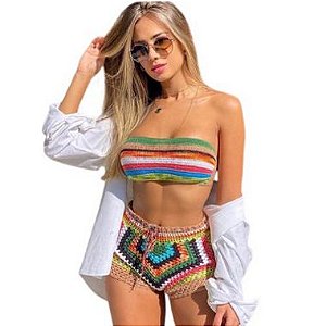 Conjunto de crochê