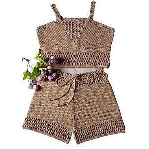 Conjunto de crochê