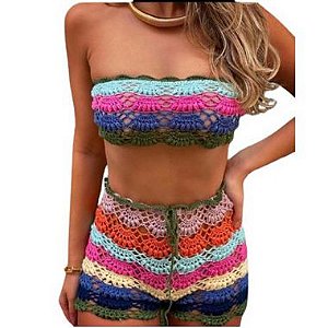 Conjunto de crochê
