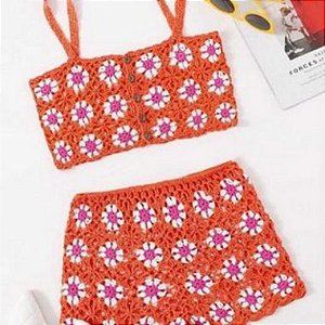 Conjunto de crochê