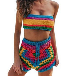 Conjunto de crochê