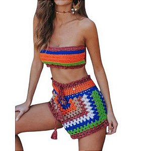 Conjunto de crochê