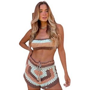 Conjunto de crochê