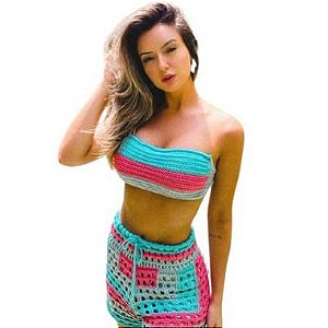 Conjunto de crochê