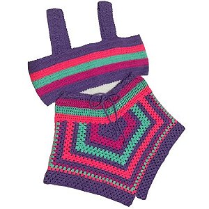 Conjunto de crochê