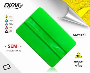ESPATULA RETANG ULTRA FLEXIVEL SILICONE VERDE 50-2071