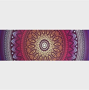 TAPETE KP YOGAKAP TEMAS MANDALA COLOR COM ALCA 60CM X 1,66M
