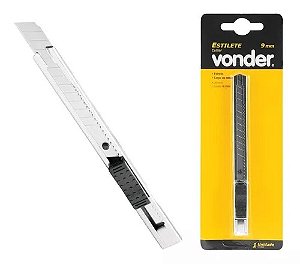 ESTILETE 09MM CORPO METALICO VONDER