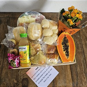 Mini Bandeja Café da Manhã / Tarde com Fruta