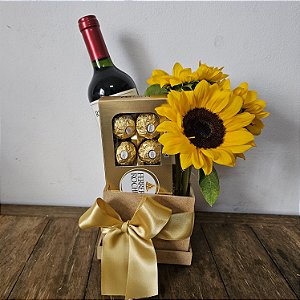 Mimo Vinho, chocolate e flores