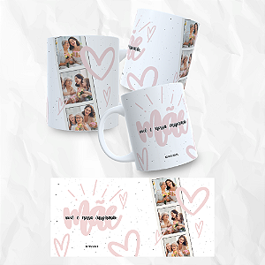 Caneca Personalizada Mãe Você É Nossa Inspiração