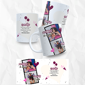 Caneca Amigas De Coração