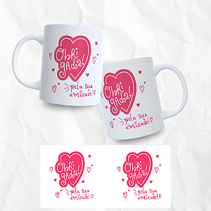 Caneca Obrigada Pela Amizade