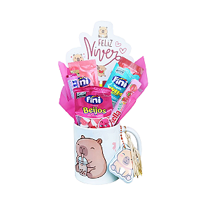 Caneca Personalizada Com Tema E Guloseimas