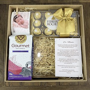 Kit Gourmet Plaquinha Acrílico, Chocolate, Fotos e Café Gourmet