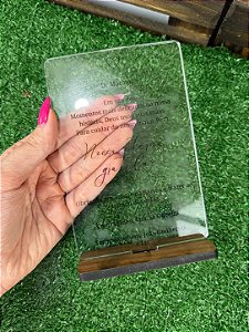 Placa Acrílico Personalizada
