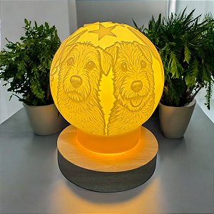 Luminária Globo Personalizada