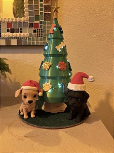 Arvore de Natal Pet (pisca pisca)