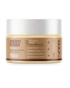 Manteiga 2x1 (Umectante e Finalizadora) Crespo Power 260g