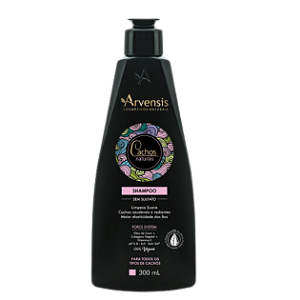 Shampoo Cachos Naturais sem Sulfato 300ml Arvensis