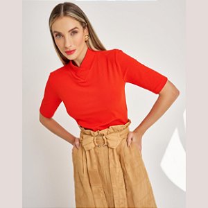 TOP VALENTINA XADREZ VERMELHO - Raizz Store