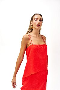 VESTIDO JAINE VERMELHO - RAIZZ