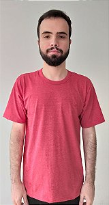 Camiseta Malha Vintage Vermelha