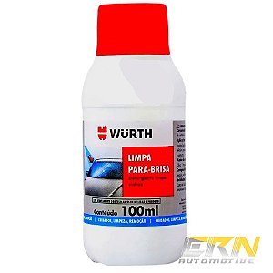 LIMPA PARABRISA 100ML DETERGENTE LÍQUIDO VIDROS - WURTH