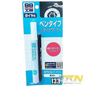 CANETA P/ PNEU TIRE MARKER WHITE BRANCA - SOFT99