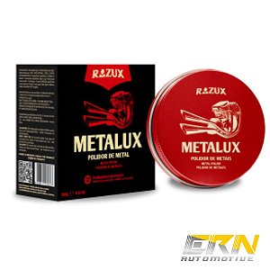 Metalux 100g Polidor De Metais Aço Alumínio - RAZUX