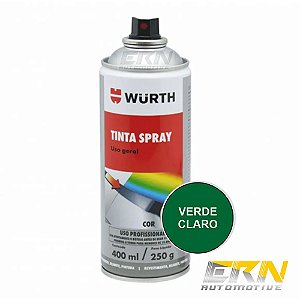 Tinta Spray Verde Claro 400ml 250g - WURTH