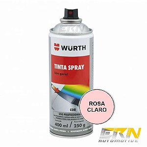 Tinta Spray Rosa Claro 400ml 250g - WURTH