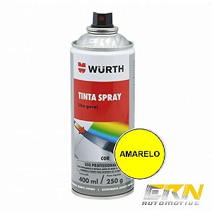 Tinta Spray Amarelo 400ml 250g - WURTH