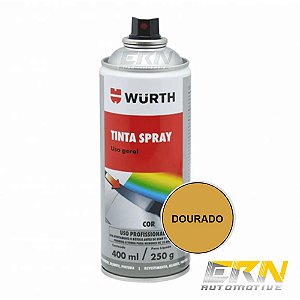 Tinta Spray Dourado Escuro 400ml 250g - WURTH