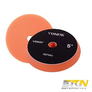 Boina De Espuma Refino 5" C/ Velcro Voxer Laranja - VONIXX