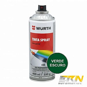 Tinta Spray Verde Escuro 400ml 250g - WURTH