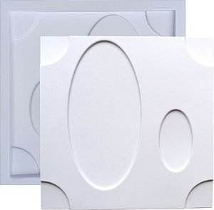 Forma Molde para Gesso 3D e Cimento Modelo Catania 29x29 ABS - Esquadro Perfeito