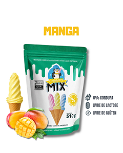 PREPARO MIX MISTURA EM PÓ P/ SORVETE AMERICANO CHAMP'S - MANGA