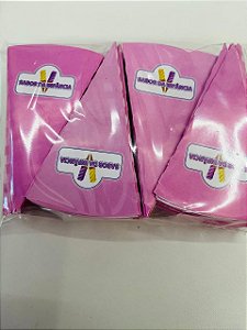 Cones Para Casquinhas Sabor da Infância Rosa c/ 200un