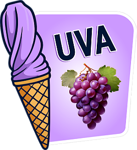 ADESIVO UVA PARA GARRAFA