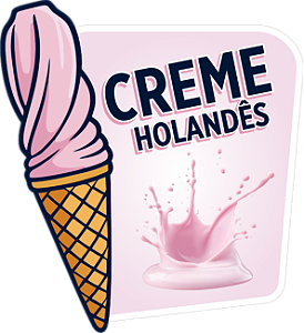 ADESIVO CREME HOLANDÊS PARA GARRAFA