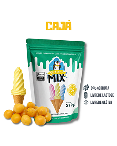 PREPARO MIX MISTURA EM PÓ P/ SORVETE AMERICANO CHAMP'S - CAJÁ